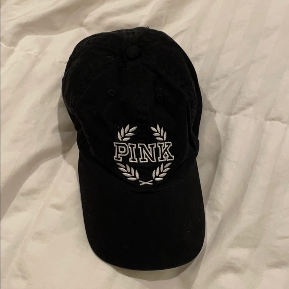 PINK Victoria secret black cap
